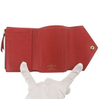 Louis Vuitton Portefeuille Victorine Damier Red Brown Trifold — view 4