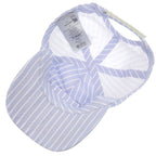 Christian Dior Baseball Cap Striped 483 C900 Ab067 Blue Hat 0523 — view 3