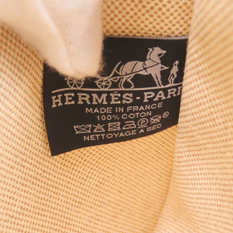 Hermes New Yachting PM Cotton Beige Pouch 0158 — view 6