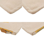 Hermes New Yachting PM Cotton Beige Pouch 0158 — view 4