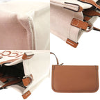 Gucci Print Medium Tote 2-Way Canvas Leather Beige 0852 — view 9