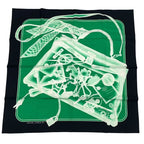 Hermes Silk Scarf Carre 90 Please Check IN Green Box — view 2
