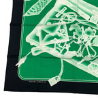 Hermes Silk Scarf Carre 90 Please Check IN Green Box — view 5