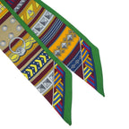 Hermes Colliers De Chiens Twilly Scarf 100% Silk — view 6