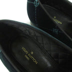 Louis Vuitton Auteuil Line Opera Shoes Loafers Logo Velvet Dress 6.5 — view 5