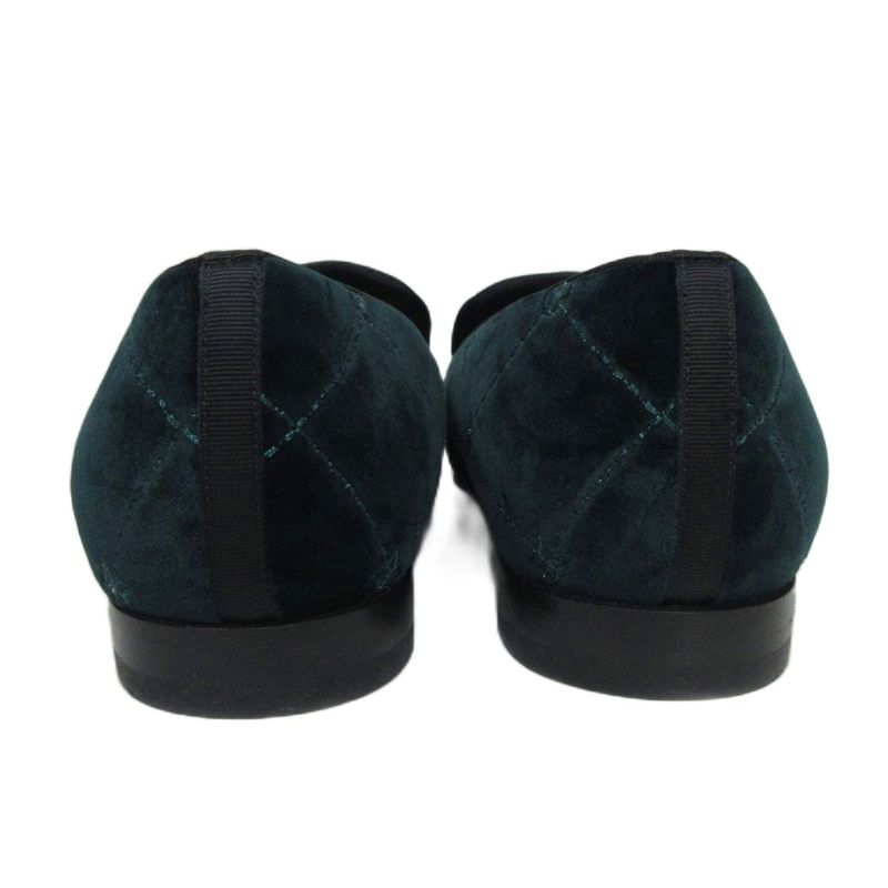 Louis Vuitton Auteuil Line Opera Shoes Loafers Logo Velvet Dress 6.5 — view 4
