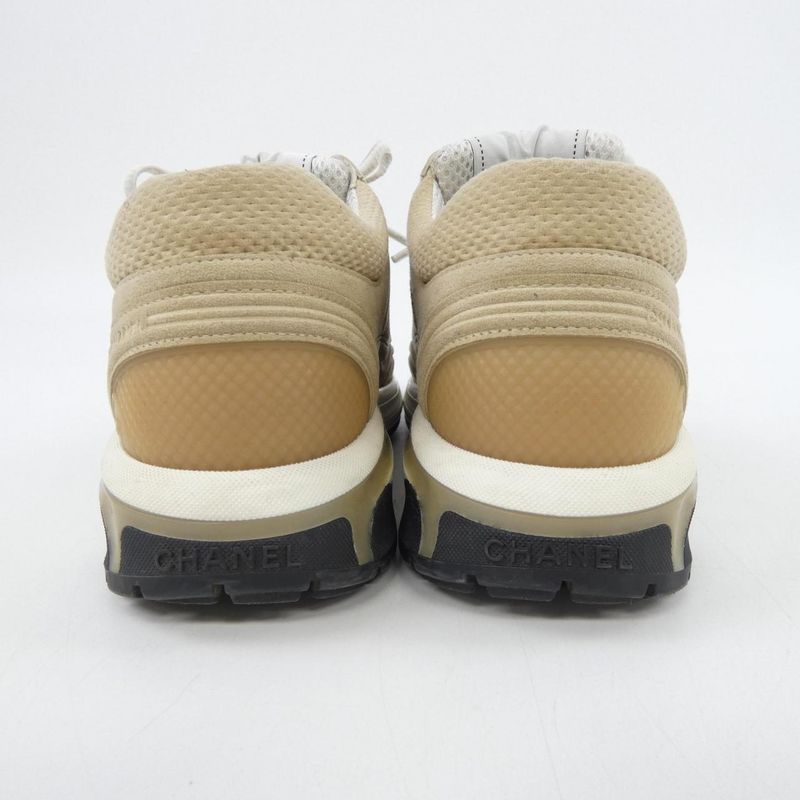 Chanel Size 38 Beige Sneakers — view 5
