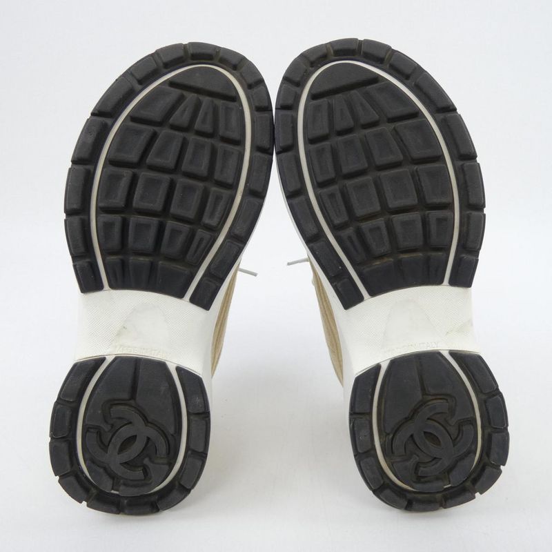 Chanel Size 38 Beige Sneakers — view 4