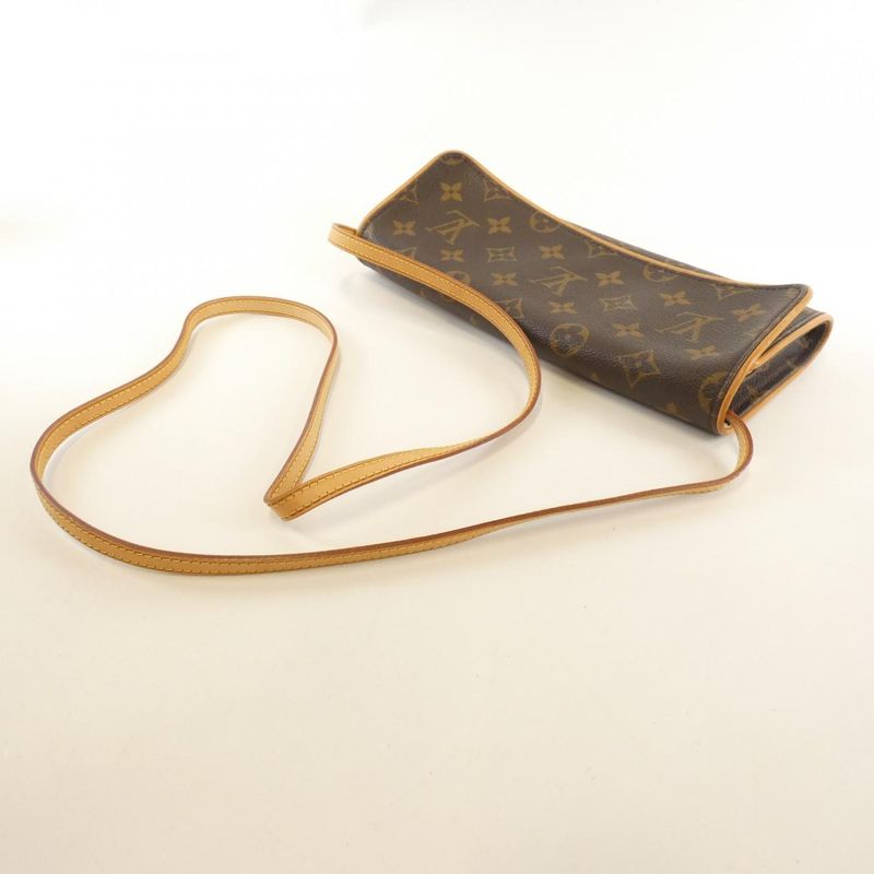 Louis Vuitton Monogram Pochette Twin GM Shoulder Bag — view 7