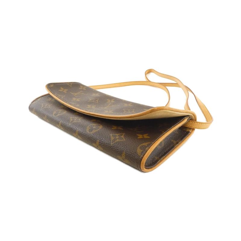 Louis Vuitton Monogram Pochette Twin GM Shoulder Bag — view 4