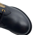 Gucci Boots Jumbo GG Marmont Ankle Leather Canvas 34.5 — view 6