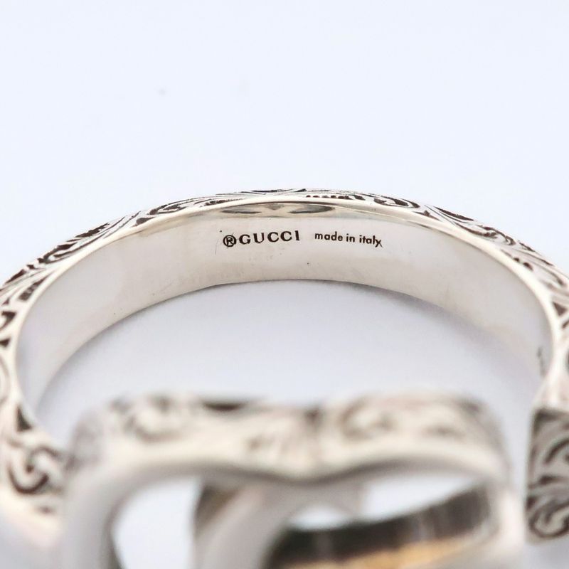 Gucci Double G Key Ring J8400 0701 Silver 925 no 13 5.6 — view 6
