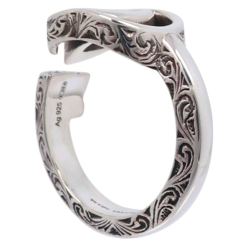 Gucci Double G Key Ring J8400 0701 Silver 925 no 13 5.6 — view 4
