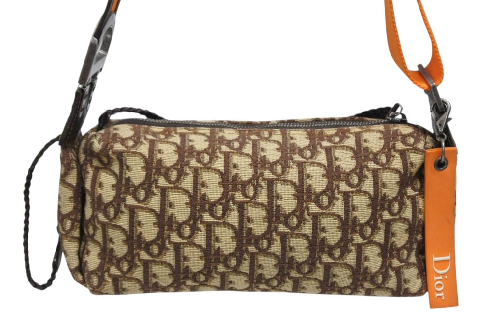 Dior Flight Line Shoulder Bag Trotter Pattern Galliano — view 3