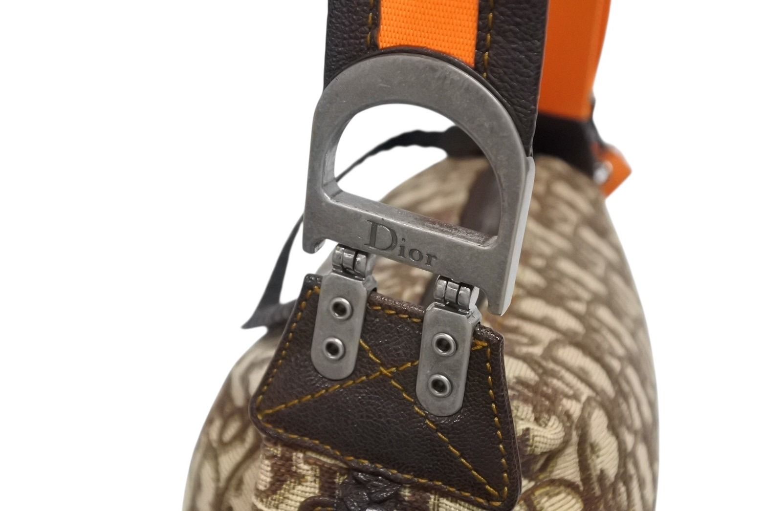 Dior Flight Line Shoulder Bag Trotter Pattern Galliano — view 6
