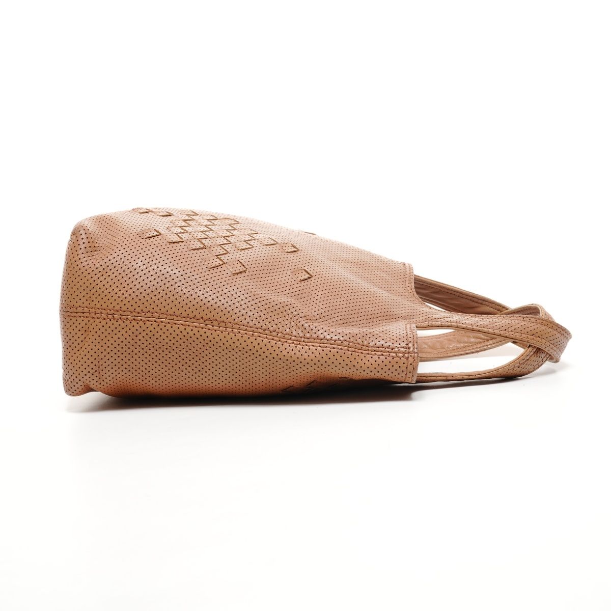 Bottega Veneta Handbag Perforated Intrecciato Leather — view 4