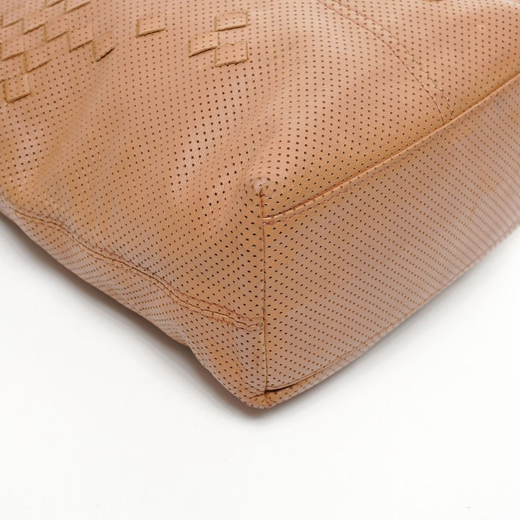 Bottega Veneta Handbag Perforated Intrecciato Leather — view 5