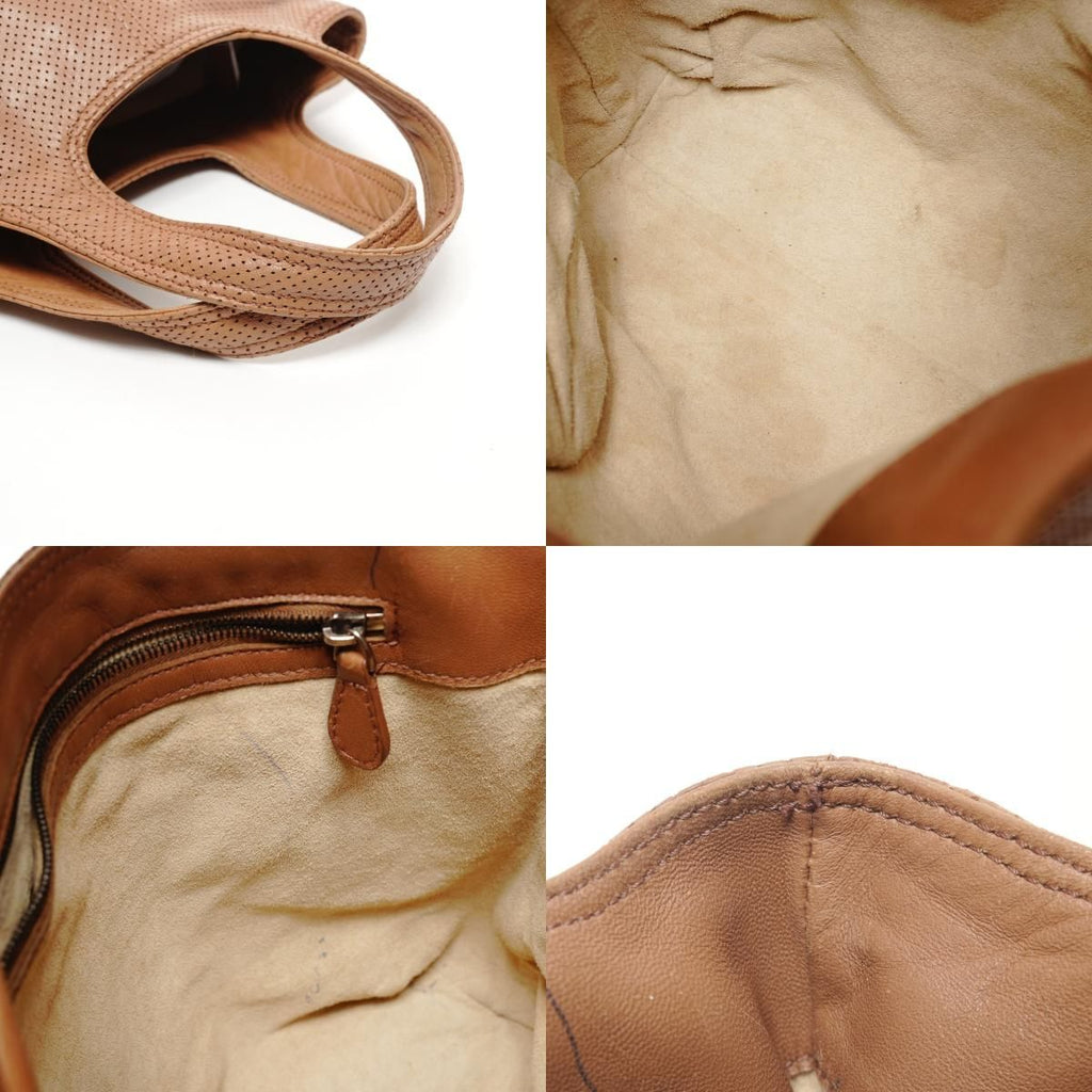 Bottega Veneta Handbag Perforated Intrecciato Leather — view 9