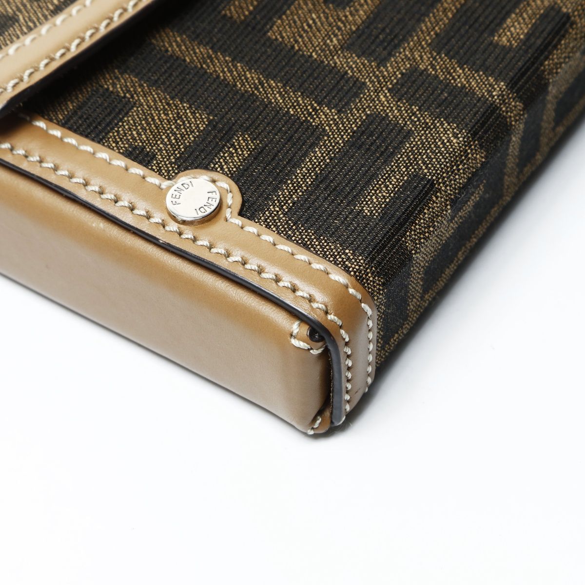 Fendi Shoulder Bag 7 Bucket Soft Trunk Fonke S Pouch Zucca — view 5