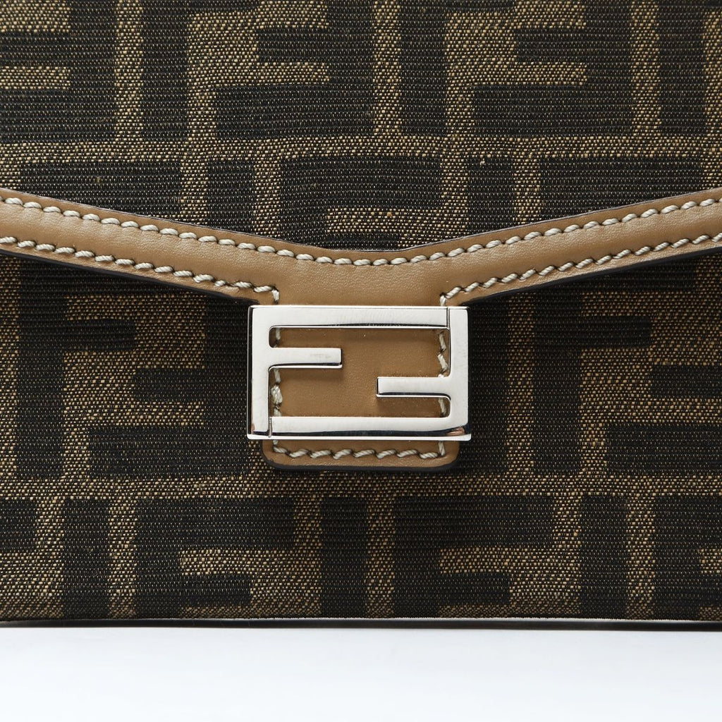 Fendi Shoulder Bag 7 Bucket Soft Trunk Fonke S Pouch Zucca — view 8
