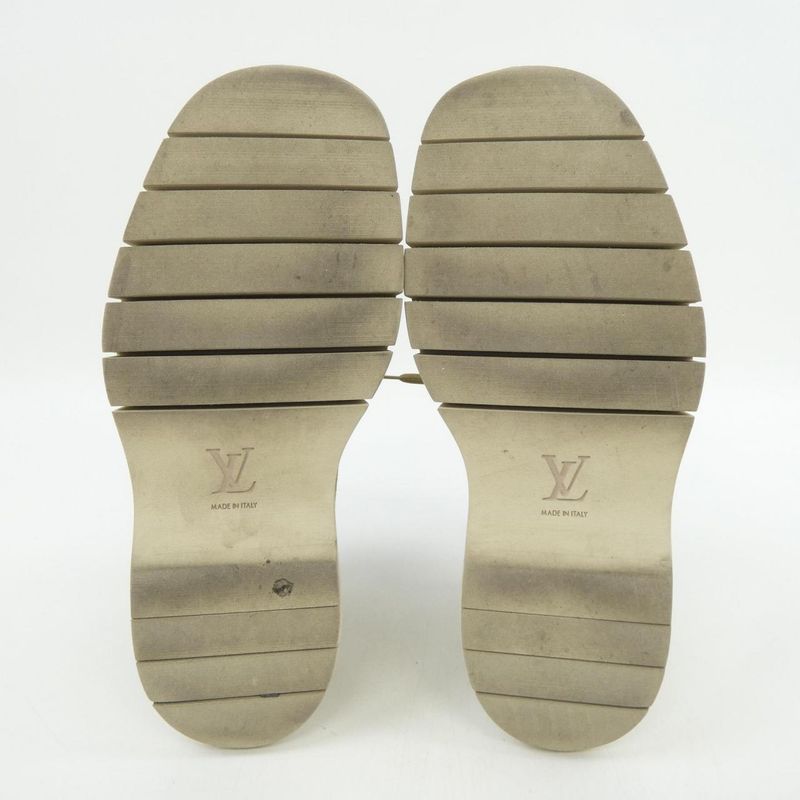 Louis Vuitton Bm0292 Size 7.5 Beige Boots — view 4