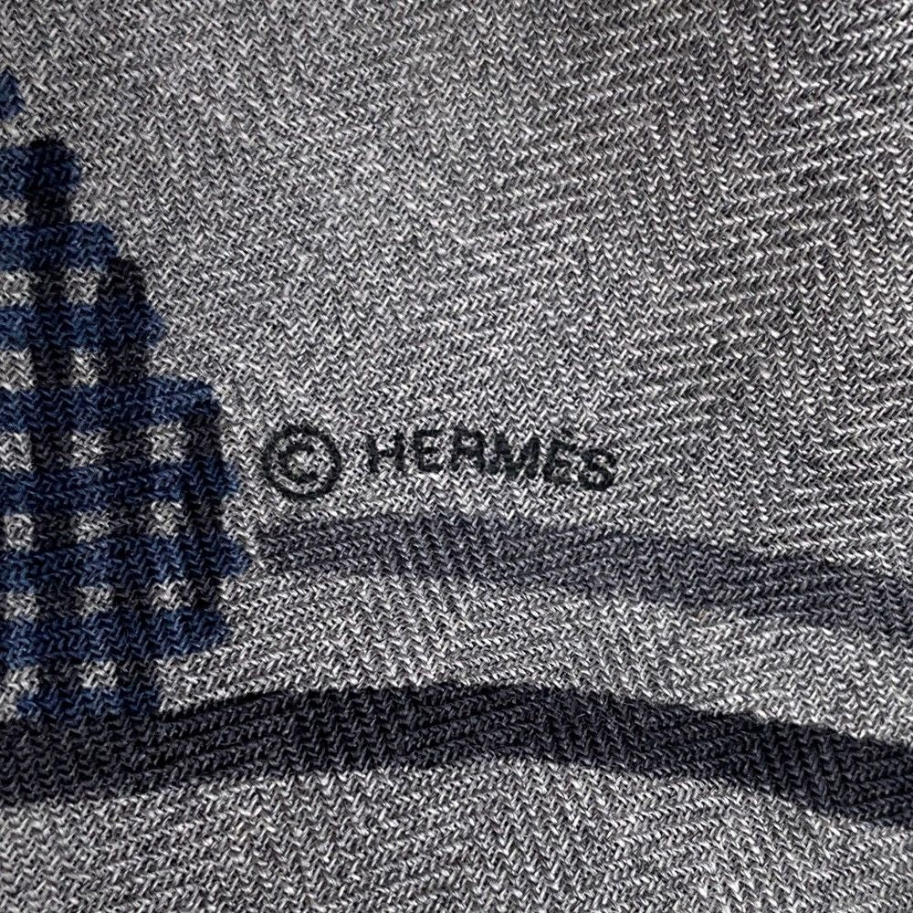 Hermes Scarf Losange So Cashmere Cotton Spring/summer — view 4