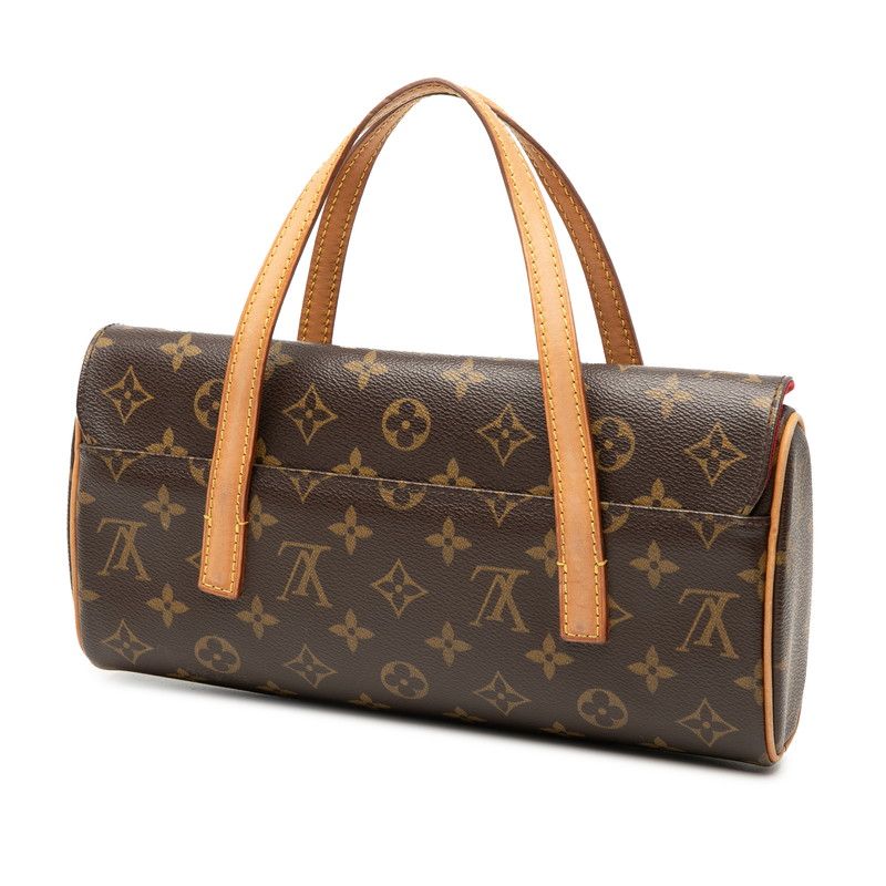 Louis Vuitton Monogram Sonatine Brown Leather — view 3