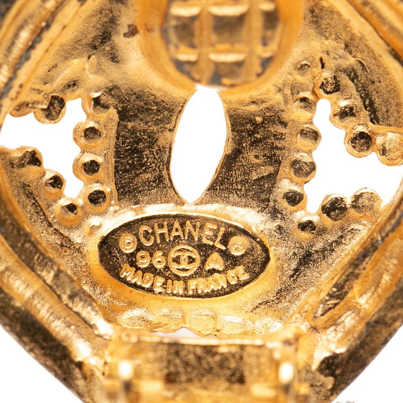 Chanel Vintage Coco Mark Gold Plated — view 4