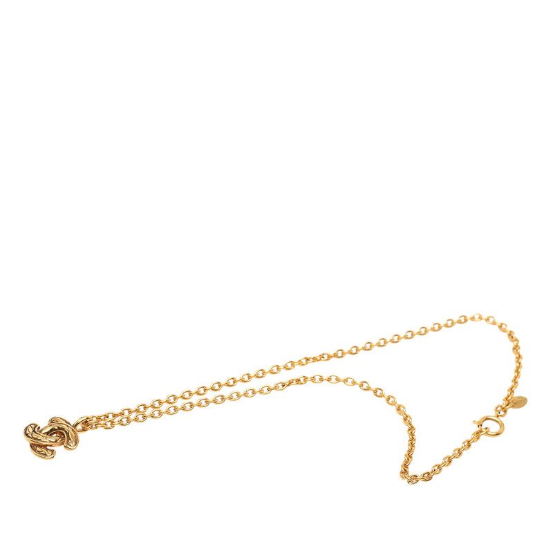 Chanel Coco Mark Quilted Gold Plated — view 4