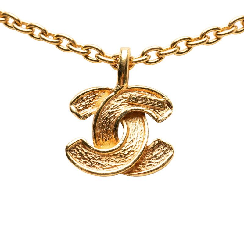 Chanel Coco Mark Quilted Gold Plated — view 3
