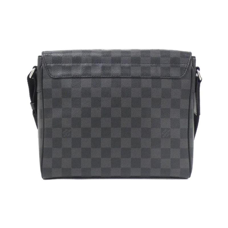 Louis Vuitton Damier Graphite District PM Shoulder Bag — view 3