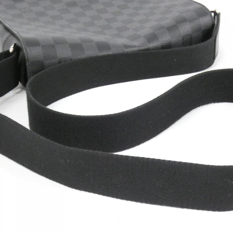 Louis Vuitton Damier Graphite District PM Shoulder Bag — view 9