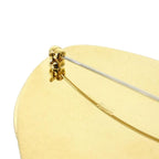 Celine Golden Ellipse Brooch — view 4
