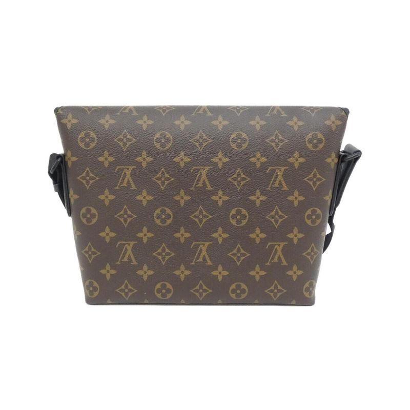 Louis Vuitton Monogram Macassar Magnetic Messenger Shoulder Bag — view 3