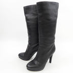 Chanel Black Size 39 Boots — view 3
