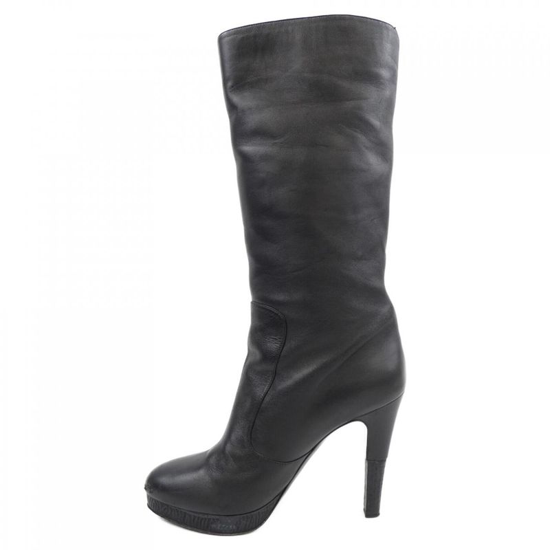 Chanel Black Size 39 Boots — view 2