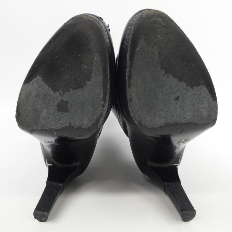 Chanel Black Size 39 Boots — view 4