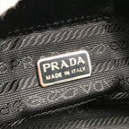 Prada Velour Pouch Black Clutch — view 9