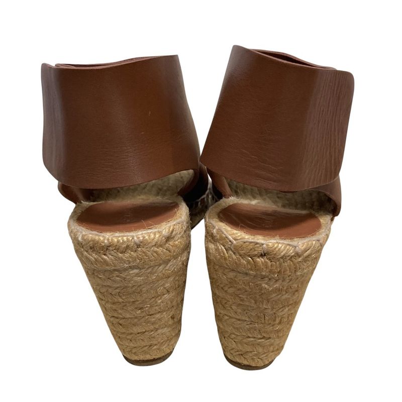 Celine Fibie Period Espadrilles Open Toe Leather Sandals Size 35 — view 4
