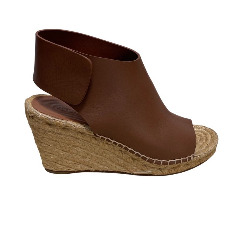 Celine Fibie Period Espadrilles Open Toe Leather Sandals Size 35 — view 5