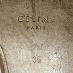 Celine Fibie Period Espadrilles Open Toe Leather Sandals Size 35 — view 7