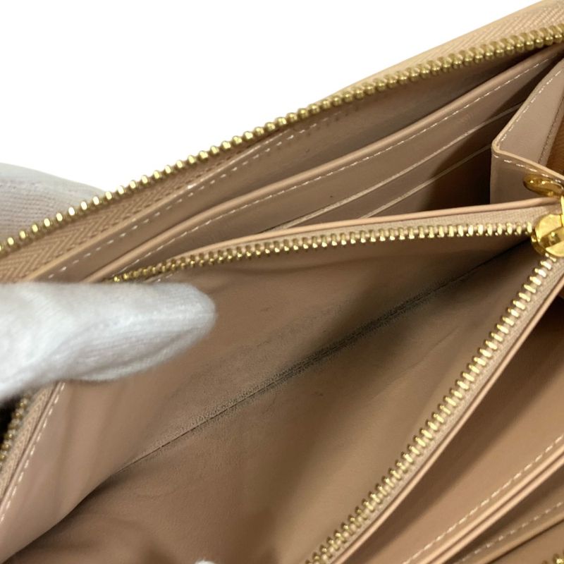 Louis Vuitton Monogram Vernis Zippy Wallet Long Beige — view 9