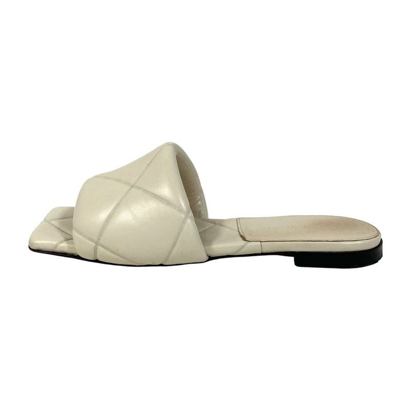 Bottega Veneta Lido Square Toe Flat Sandals 35 Off White — view 2