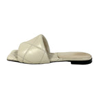 Bottega Veneta Lido Square Toe Flat Sandals 35 Off White — view 2