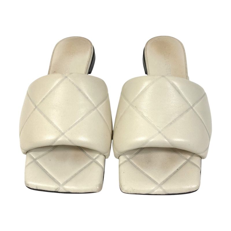 Bottega Veneta Lido Square Toe Flat Sandals 35 Off White — view 3