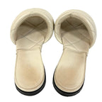 Bottega Veneta Lido Square Toe Flat Sandals 35 Off White — view 5