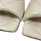 Bottega Veneta Lido Square Toe Flat Sandals 35 Off White — view 9