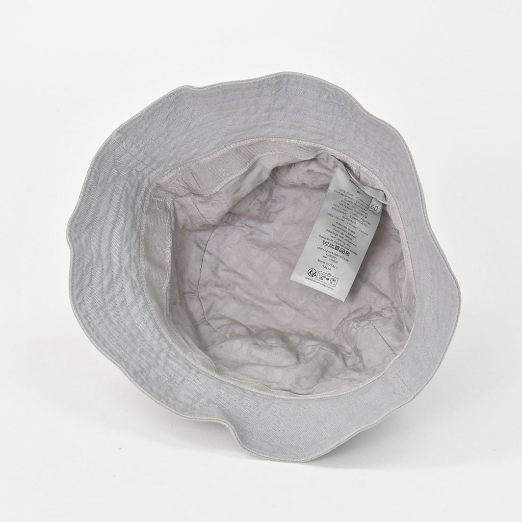 Dior Bucket Hat Cotton Gray — view 6