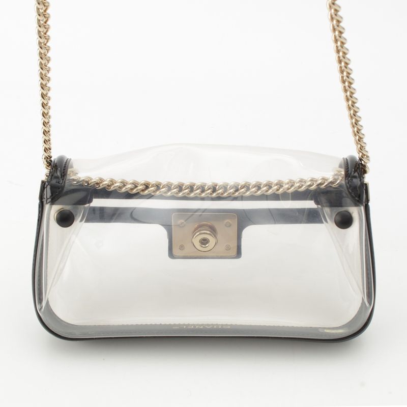 Chanel Boy Vinyl Mini 17 th Series Shoulder Bag Clear — view 5
