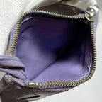 Bottega Veneta Intrecciato Key Pouch Purple — view 3